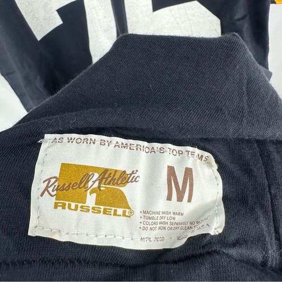 Vintage Russell Athletic “Mean Joe Greene” Steelers Shirt Sz M USA 70s Gold Tag - Picture 5 of 9